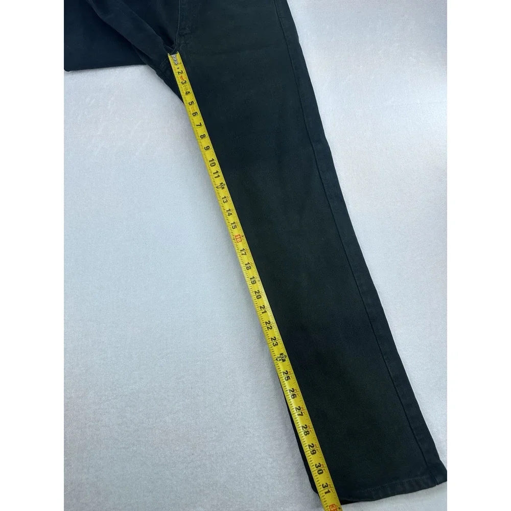 Vintage Calvin Klein Women's Straight Leg Jeans Size 9‎ Green Made In USA